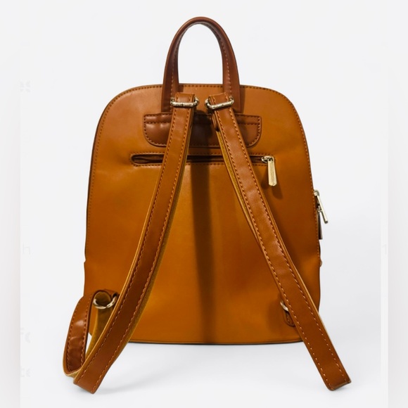 David Jones Cognac Backpack - Picture 2 of 6